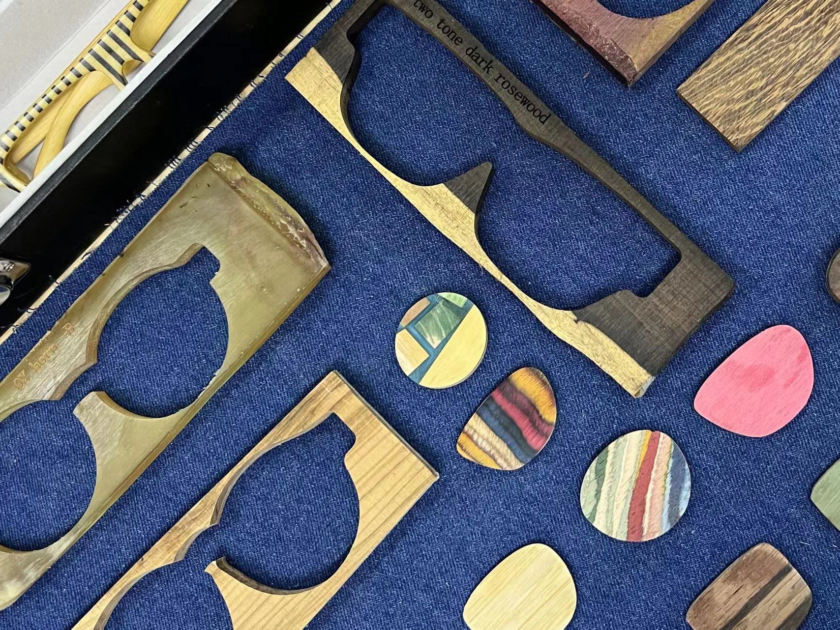 custom multicolor wood & resin craft