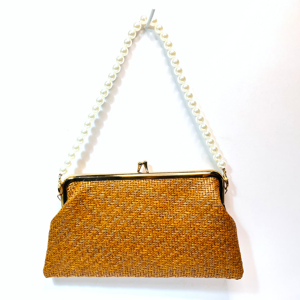 Vine evening cluth purse bag