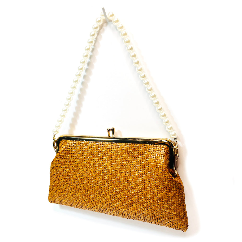 Vine evening cluth purse bag