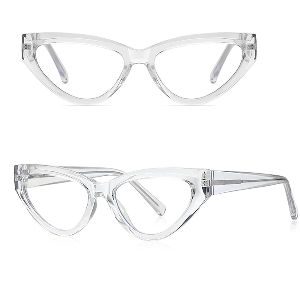 cat eye  eyeglasses frames 007 progressive lenses