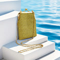 vine  kiss lock phone bag