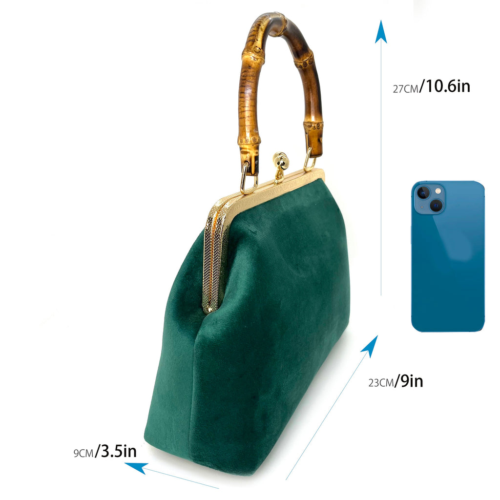Gift redemption-women's velvet evening handbag -nightingale